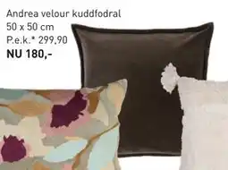 Hemtex Andrea velour kuddfodral, SEK 180 erbjuda