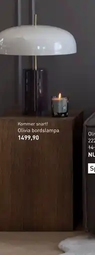 Hemtex Olivia bordslampa, SEK 1499.9 erbjuda