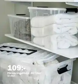 Biltema Förvaringslåda, 40 liter, SEK 109 erbjuda