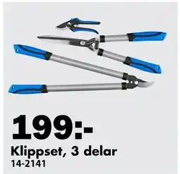Biltema Klippset, 3 delar, SEK 199 erbjuda