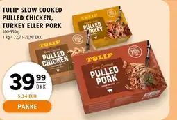Scandinavian Park TULIP SLOW COOKED PULLED CHICKEN, TURKEY ELLER PORK erbjuda