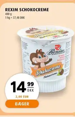 Scandinavian Park REXIM SCHOKOCREME erbjuda