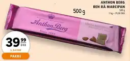 Scandinavian Park ANTHON BERG REN RÅ MARCIPAN erbjuda
