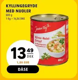 Scandinavian Park KYLLINGEGRYDE MED NUDLER erbjuda