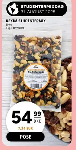 Scandinavian Park REXIM STUDENTERMIX erbjuda