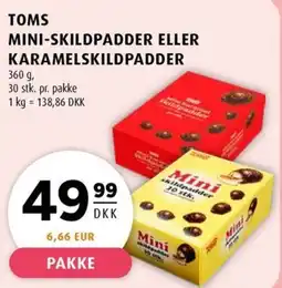 Scandinavian Park TOMS MINI-SKILDPADDER ELLER KARAMELSKILDPADDER erbjuda