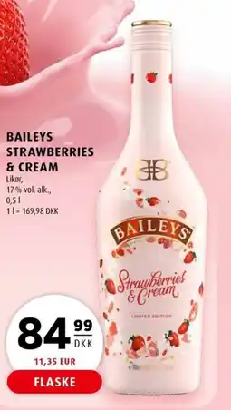 Scandinavian Park BAILEYS STRAWBERRIES & CREAM Likør, erbjuda