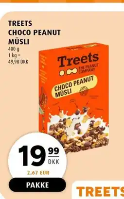 Scandinavian Park TREETS CHOCO PEANUT MÜSLI erbjuda