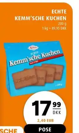 Scandinavian Park ECHTE Kemm'sche Kuchen erbjuda