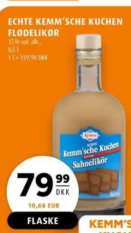 Scandinavian Park ECHTE KEMM'SCHE KUCHEN FLØDELIKØR erbjuda