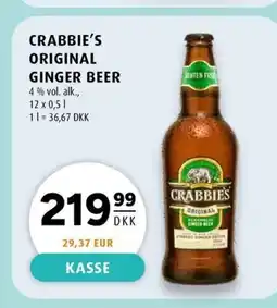 Scandinavian Park CRABBIE'S ORIGINAL GINGER BEER erbjuda