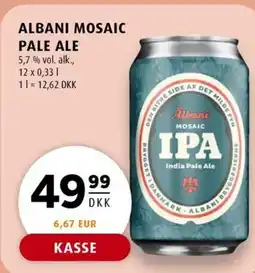 Scandinavian Park ALBANI MOSAIC PALE ALE erbjuda