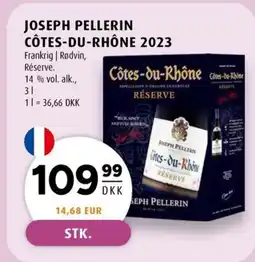 Scandinavian Park JOSEPH PELLERIN CÔTES-DU-RHÔNE 2023 erbjuda