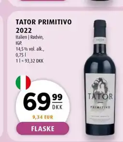 Scandinavian Park TATOR PRIMITIVO 2022 erbjuda