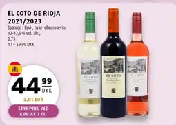 Scandinavian Park EL COTO DE RIOJA Spanien | Rød-, hvid- eller rosévin. erbjuda