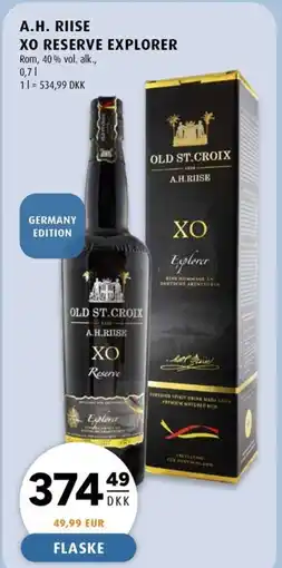 Scandinavian Park A.H. RIISE XO RESERVE EXPLORER erbjuda