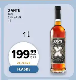 Scandinavian Park XANTÉ Likør, 35% vol. alk., erbjuda