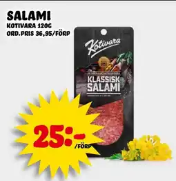 Nelins Kotivara Salami erbjuda