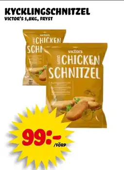 Nelins VICTOR'S Kycklingschnitzel erbjuda