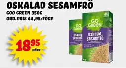 Nelins GO GREEN Oskalad sesamfrö erbjuda
