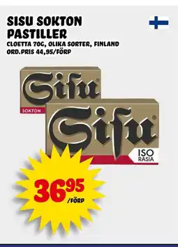 Nelins Sisu Sokton pastiller erbjuda