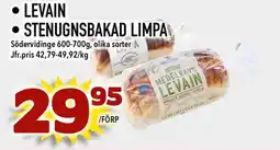 Nelins Levain • Stenugnsbakad limpa erbjuda