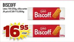 Nelins Lotus Biscoff erbjuda