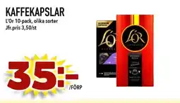 Nelins L'OR Kaffekapslar erbjuda