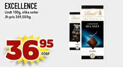 Nelins Lindt Excellence erbjuda