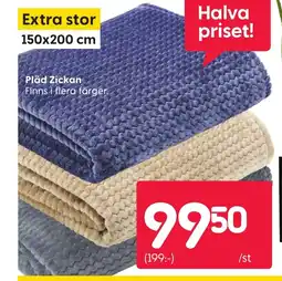 Rusta Pläd Zickan erbjuda