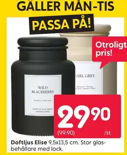 Rusta Doftljus Elise erbjuda
