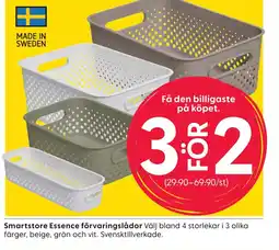 Rusta Smartstore Essence förvaringslådor erbjuda