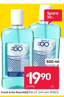 Rusta Fresh & Go flourskölj erbjuda