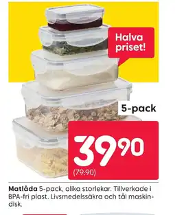 Rusta Matlåda erbjuda