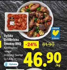 Lidl Gyllda Grillbricka Smokey BBQ, SEK 46.9 erbjuda