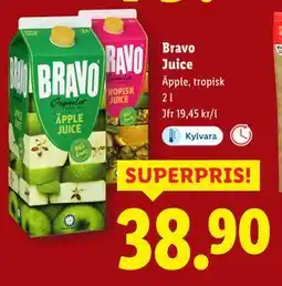 Lidl Bravo Juice, SEK 38.9 erbjuda