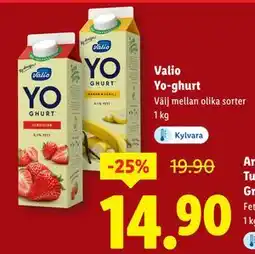 Lidl Valio Yo-ghurt, SEK 14.9 erbjuda