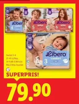 Lidl Libero, SEK 79.9 erbjuda