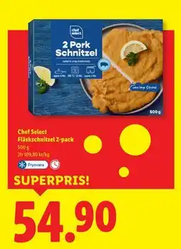 Lidl Chef Select Fläskschnitzel 2-pack, SEK 54.9 erbjuda