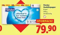 Lidl Floralys Hushållspapper, SEK 79.9 erbjuda