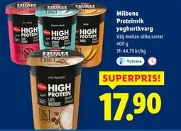 Lidl Milbona Proteinrik yoghurtkvarg, SEK 17.9 erbjuda