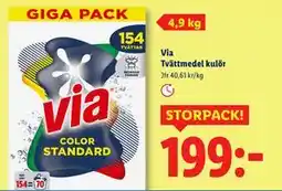 Lidl Via Tvättmedel kulör., SEK 199 erbjuda