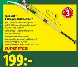 Lidl PARKSIDE Trädsåg med teleskopskaft, SEK 199 erbjuda