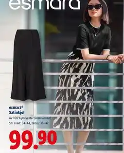Lidl esmara Satinkjol, SEK 99.9 erbjuda