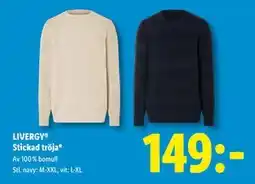 Lidl LIVERGY Stickad tröja, SEK 149 erbjuda
