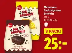 Lidl Mr brownie Choklad/citron brownies., SEK 25 erbjuda