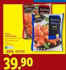 Lidl Culinea Kycklingvingar, SEK 39.9 erbjuda