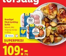 Lidl Kronfågel Färsk kycklinglårfilé, SEK 109 erbjuda