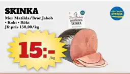 Bonum Matmarknad SKINKA erbjuda
