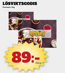 Bonum Matmarknad LÖSVIKTSGODIS erbjuda